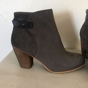 Charcoal Gray Booties